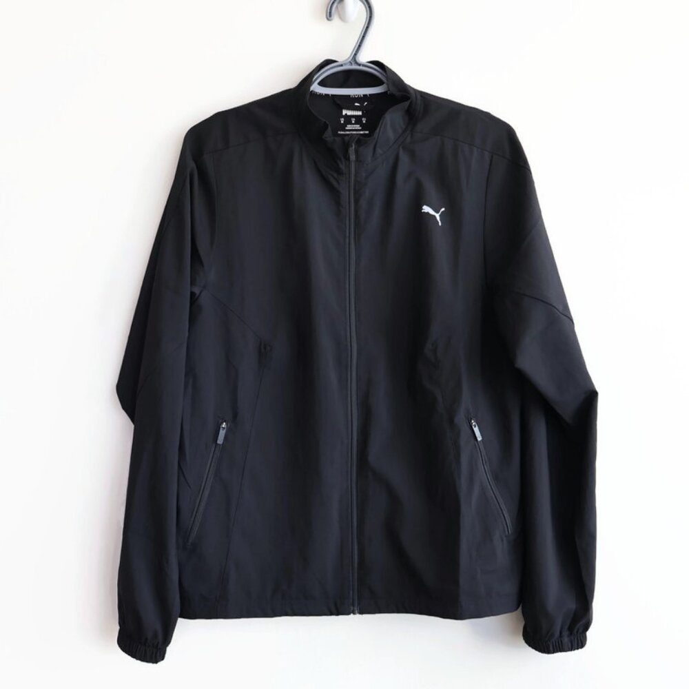Women's Black Lightweight Running Jacket - Puma - Size M - DRYCELL